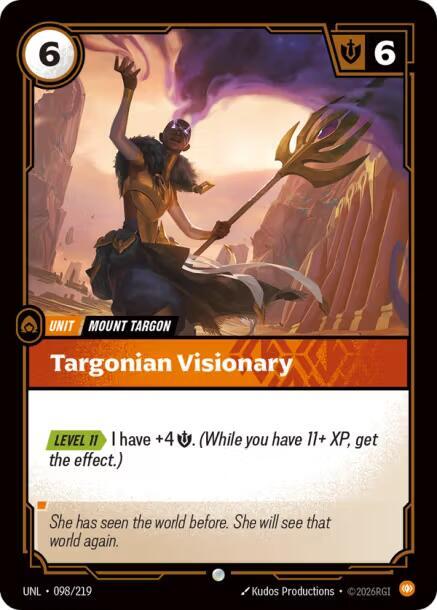 Targonian Visionary — Unleashed