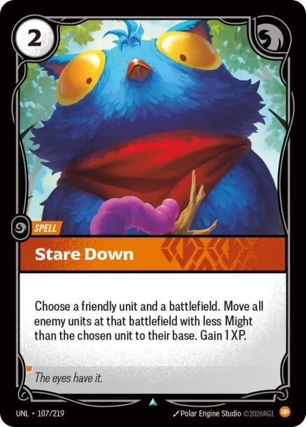 Stare Down — Unleashed