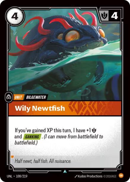 Wily Newtfish — Unleashed