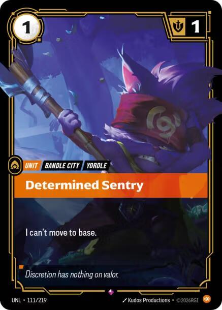 Determined Sentry — Unleashed