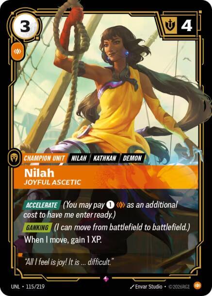 Nilah, Joyful Ascetic — Unleashed