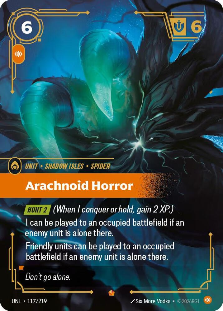Arachnoid Horror — Unleashed