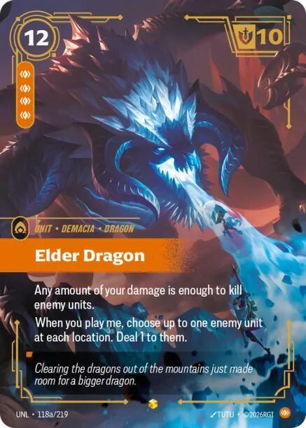 Elder Dragon (Alternate Art) — Unleashed