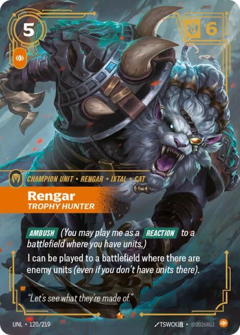 Rengar, Trophy Hunter — Unleashed