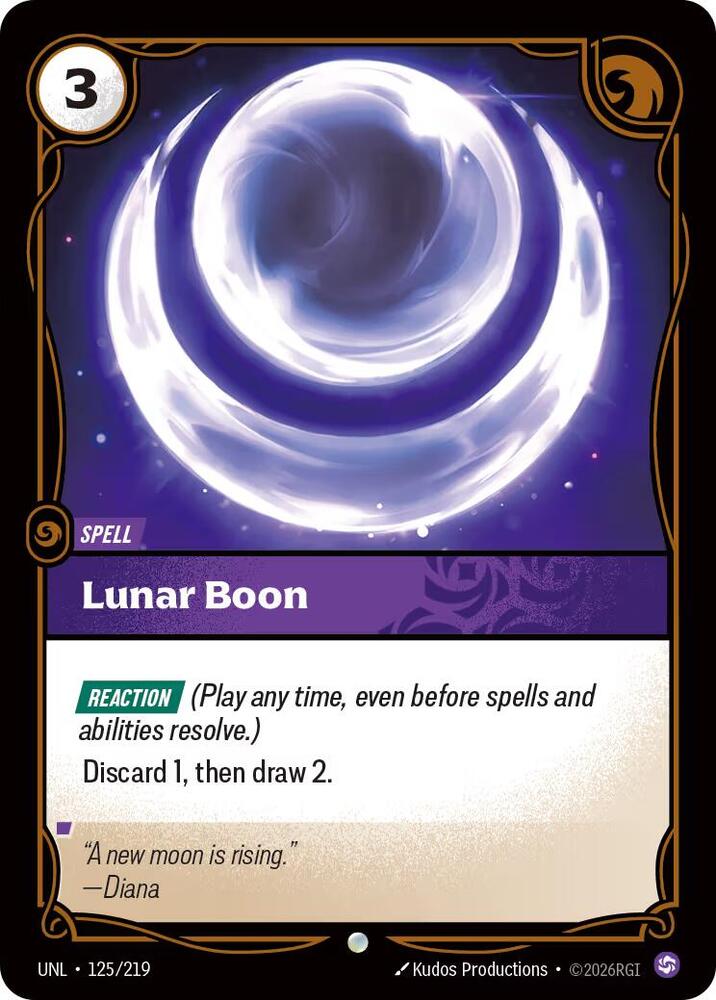 Lunar Boon — Unleashed