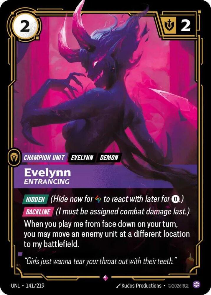 Evelynn, Entrancing — Unleashed