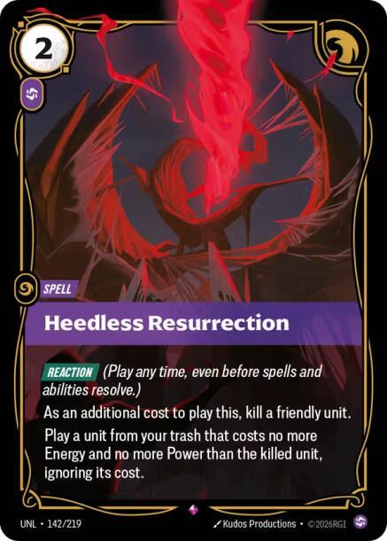 Heedless Resurrection — Unleashed