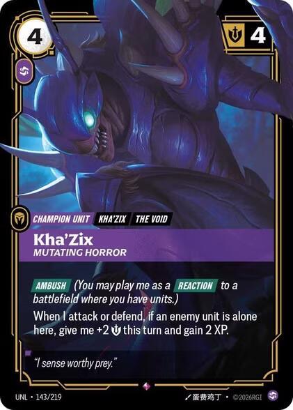 Kha'Zix, Mutating Horror — Unleashed