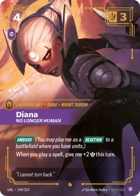 Diana, No Longer Human — Unleashed