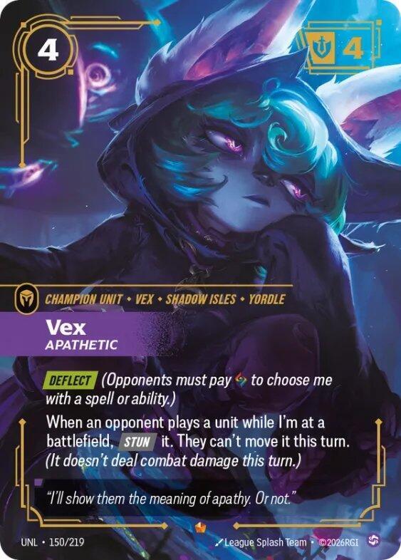 Vex, Apathetic — Unleashed