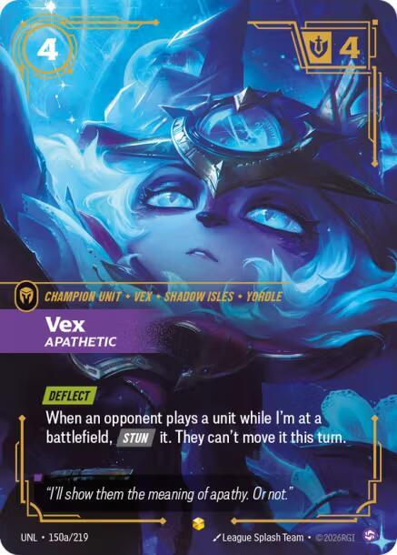 Vex, Apathetic (Alternate Art) — Unleashed