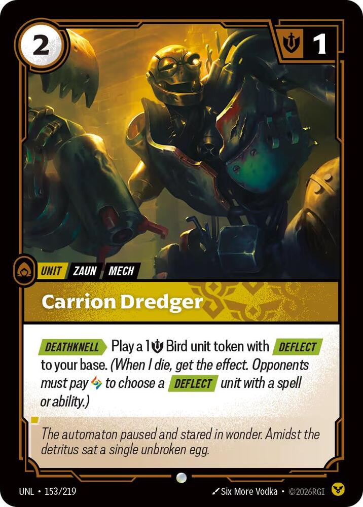 Carrion Dredger — Unleashed