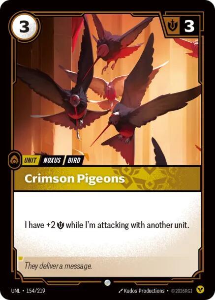 Crimson Pigeons — Unleashed