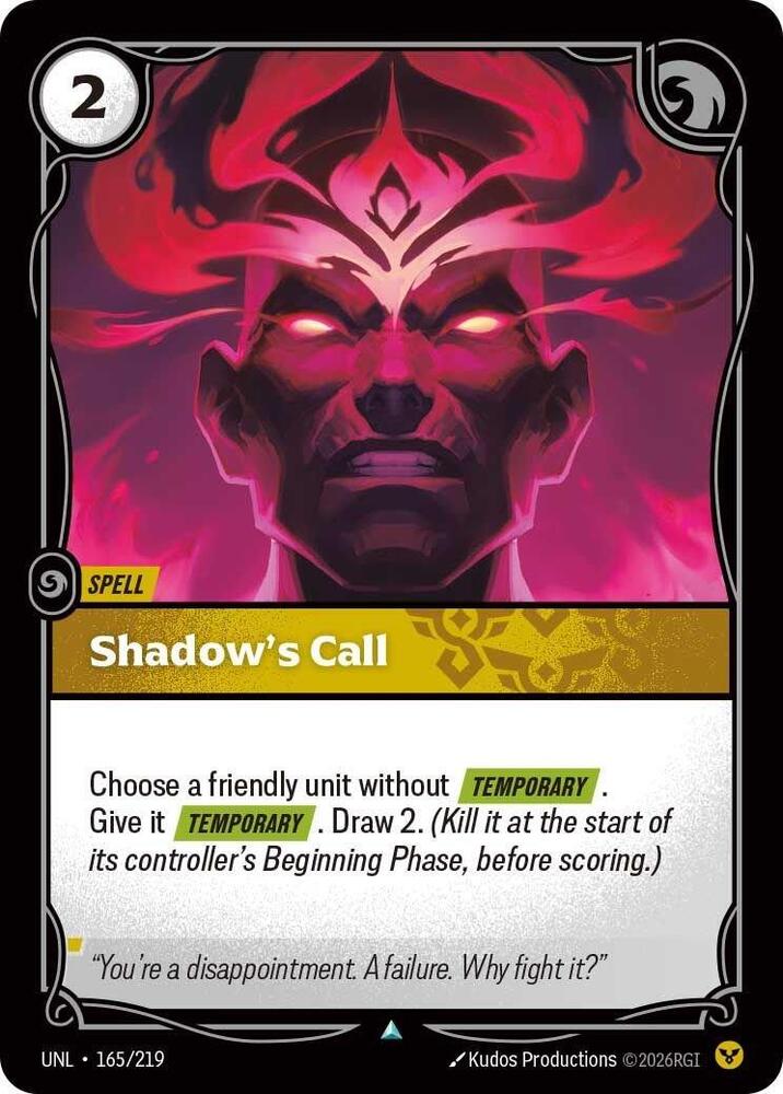 Shadow's Call — Unleashed