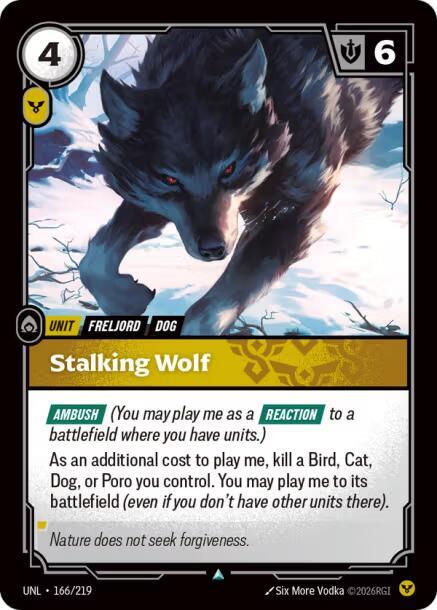 Stalking Wolf — Unleashed