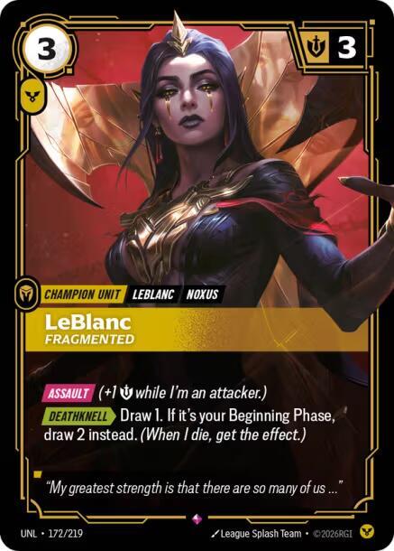 LeBlanc, Fragmented — Unleashed