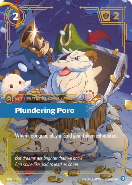 Plundering Poro (Overnumbered) — Unleashed