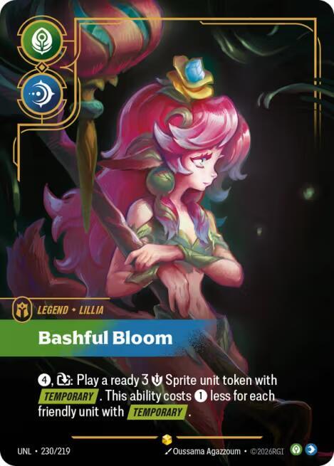 Lillia, Bashful Bloom (Overnumbered) — Unleashed