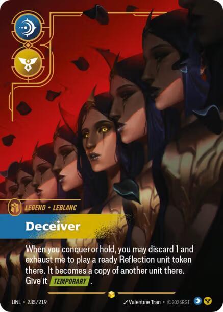 LeBlanc, Deceiver (Overnumbered) — Unleashed