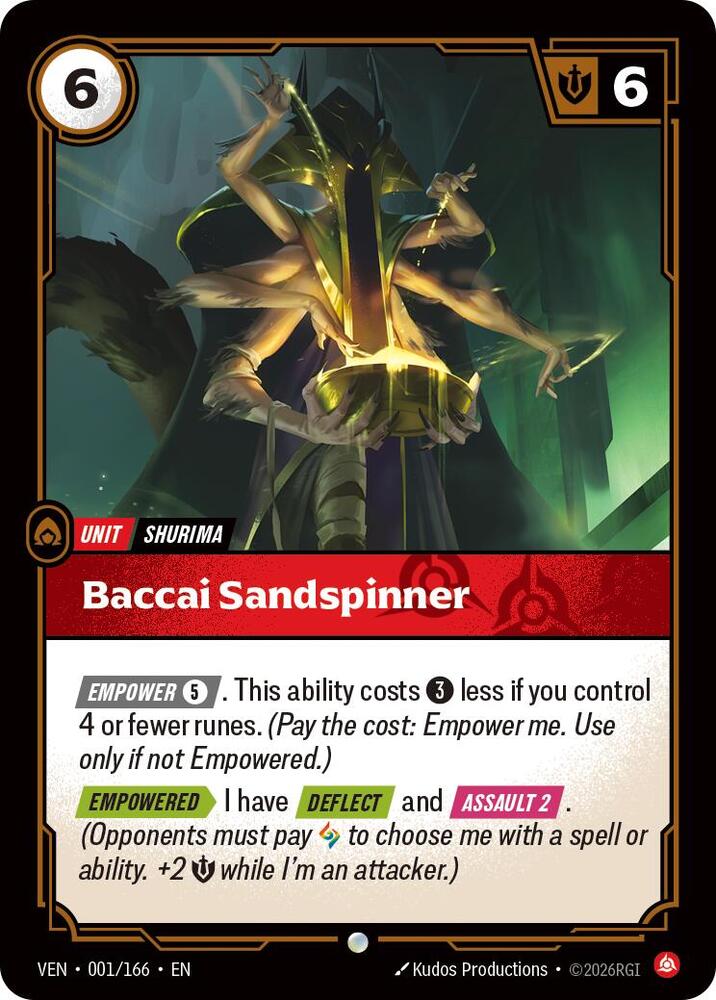 Baccai Sandspinner — Vendetta