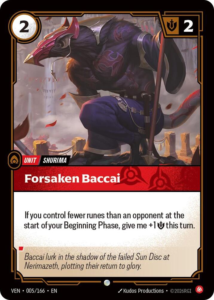 Forsaken Baccai — Vendetta