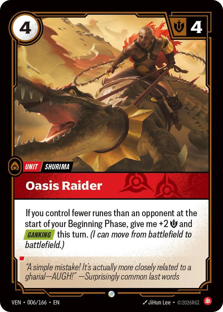Oasis Raider — Vendetta