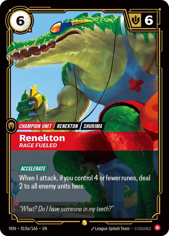 Renekton, Rage Fueled (Alternate Art) — Vendetta