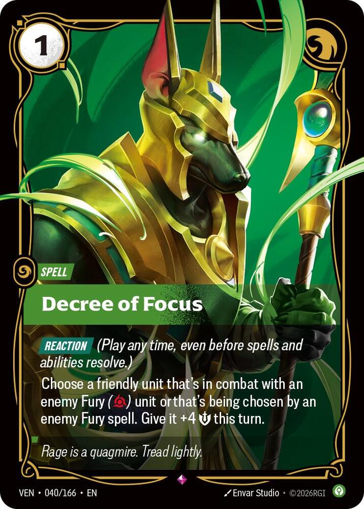Decree of Focus — Vendetta