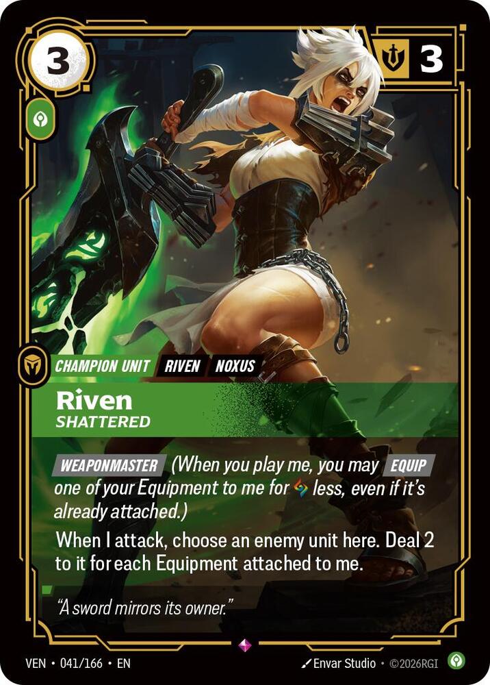 Riven, Shattered — Vendetta