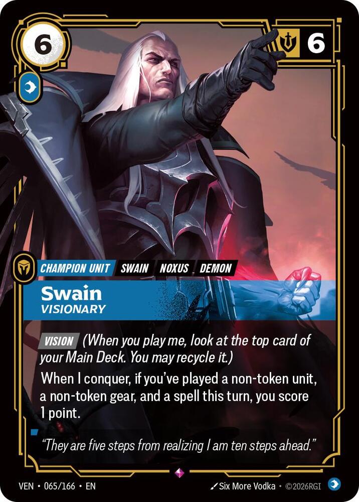 Swain, Visionary — Vendetta