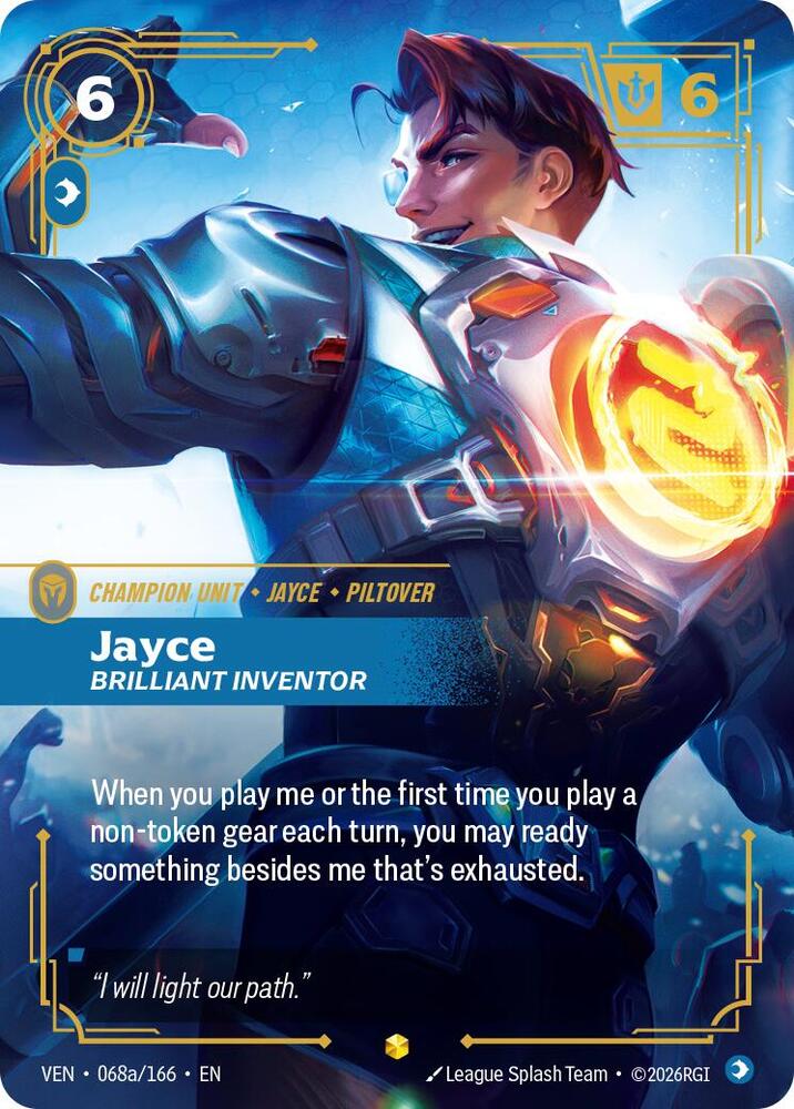Jayce, Brilliant Inventor (Alternate Art) — Vendetta