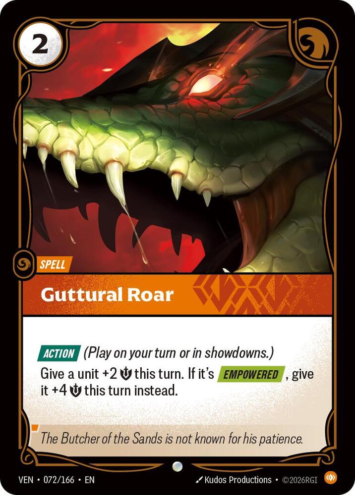 Guttural Roar — Vendetta