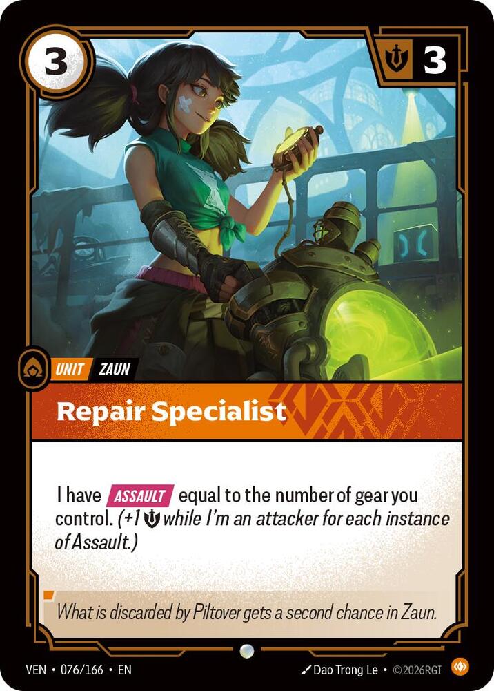 Repair Specialist — Vendetta