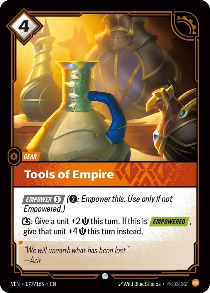 Tools of Empire — Vendetta