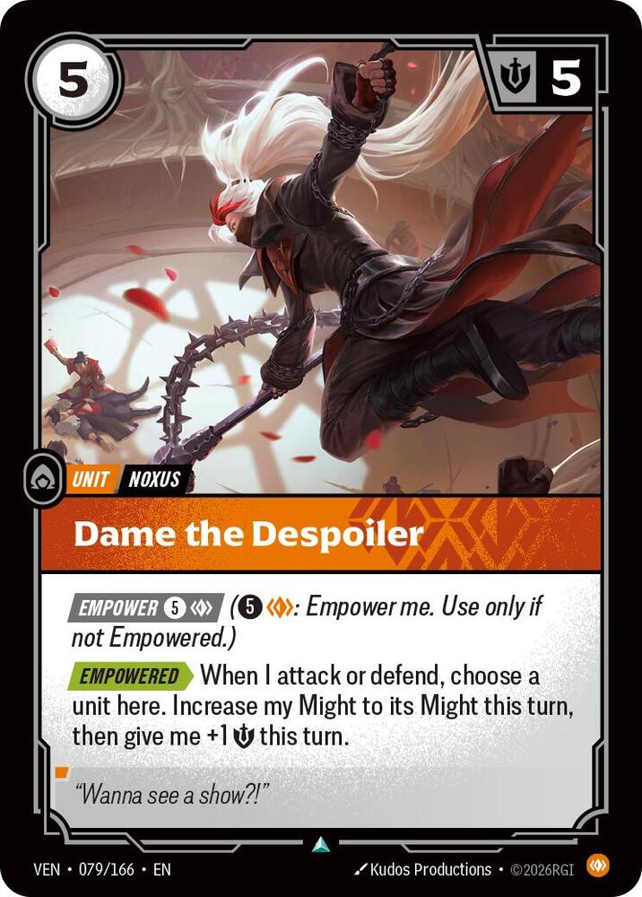 Dame the Despoiler — Vendetta