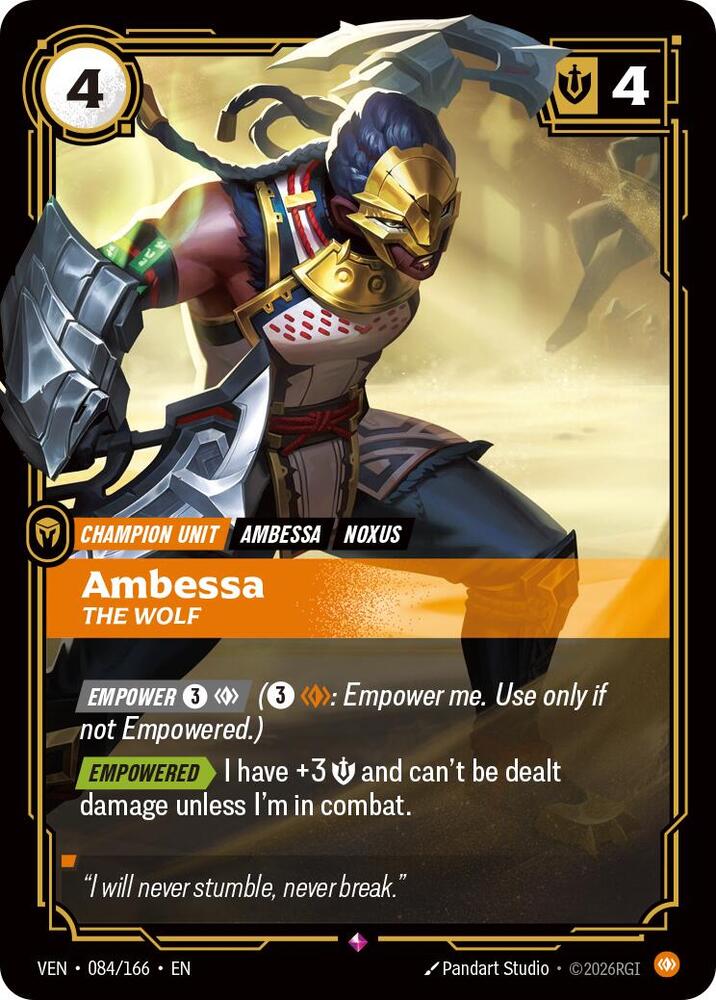 Ambessa, The Wolf — Vendetta