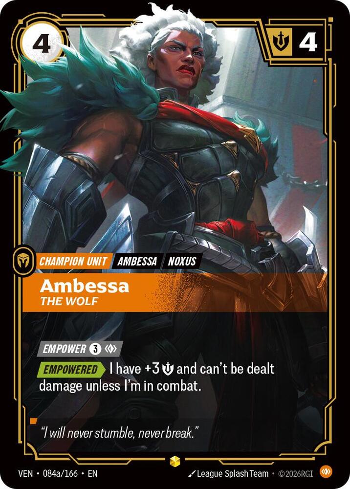 Ambessa, The Wolf (Alternate Art) — Vendetta