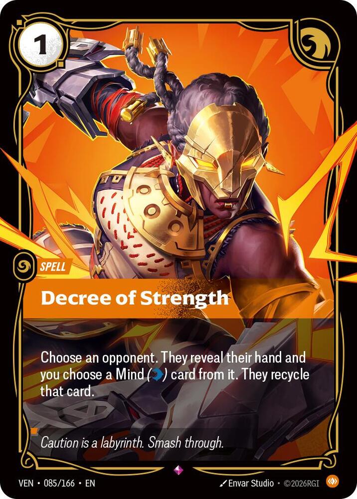 Decree of Strength — Vendetta