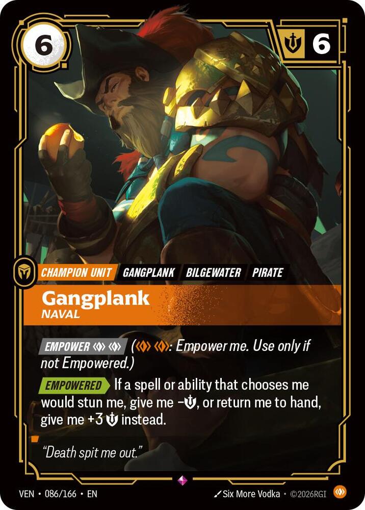 Gangplank, Naval — Vendetta