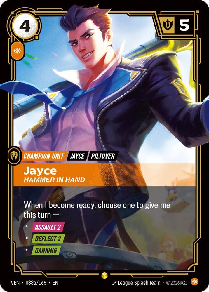 Jayce, Hammer in Hand (Alternate Art) — Vendetta