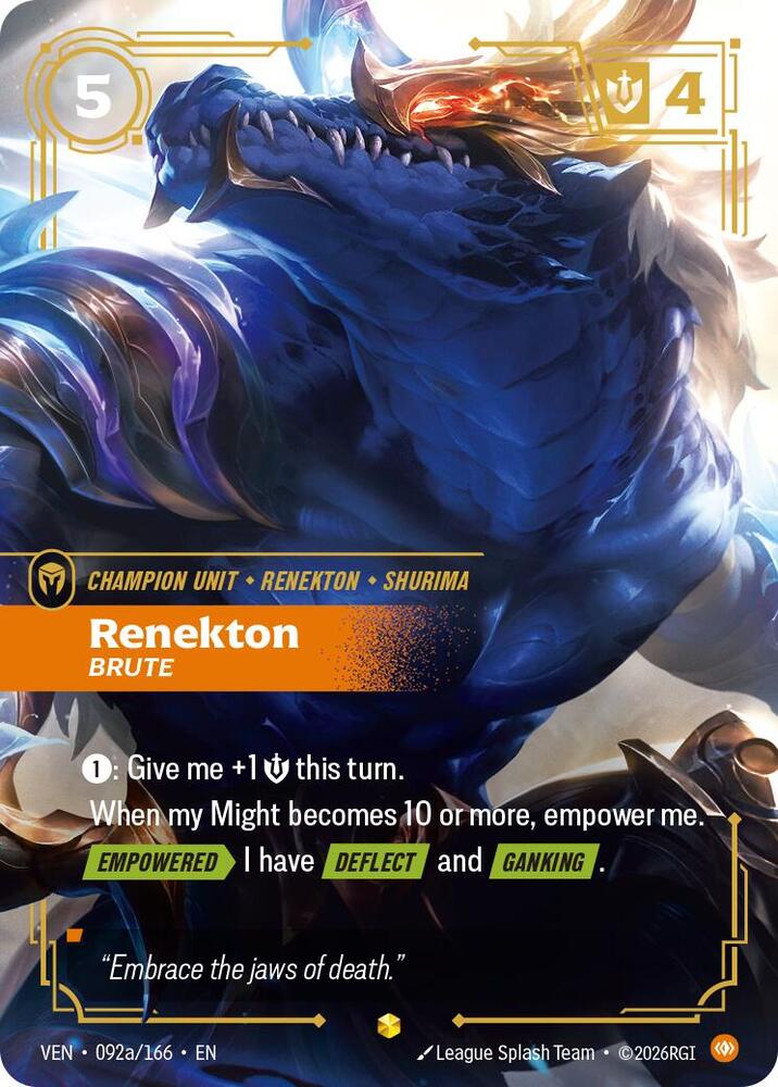 Renekton, Brute (Alternate Art) — Vendetta