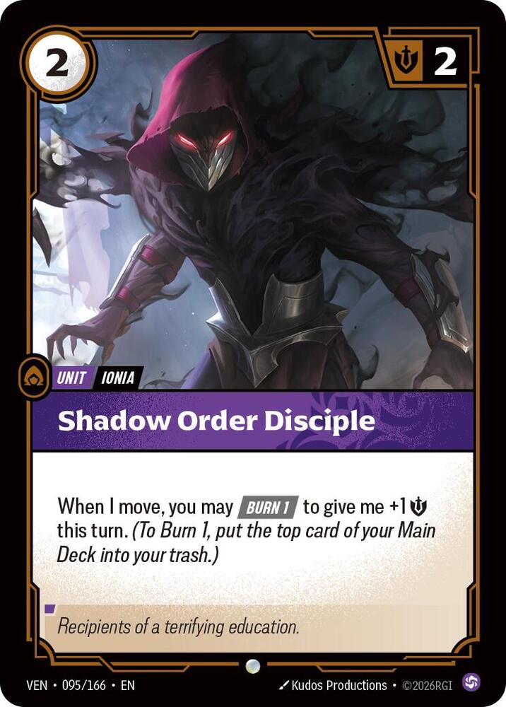 Shadow Order Disciple — Vendetta