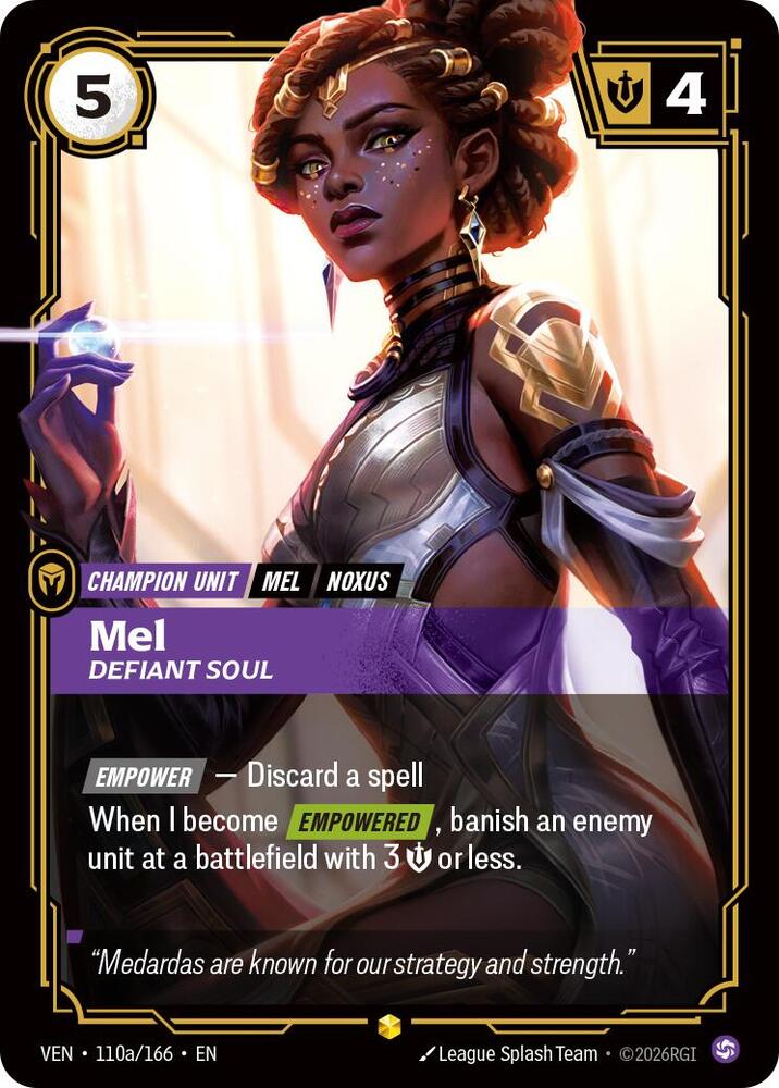 Mel, Defiant Soul (Alternate Art) — Vendetta