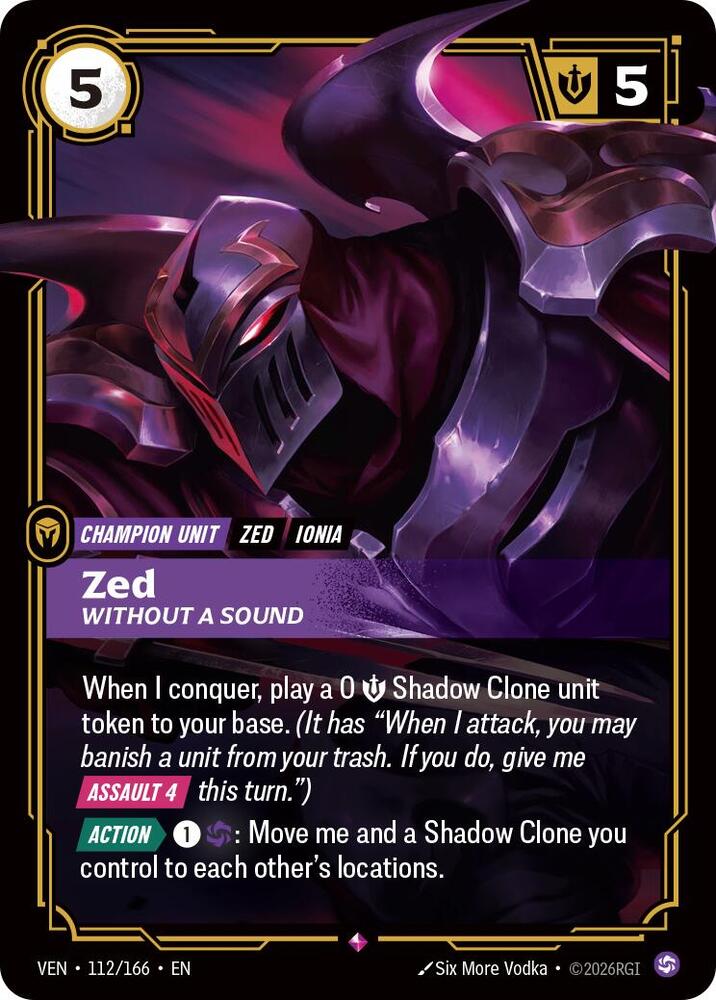 Zed, Without a Sound — Vendetta