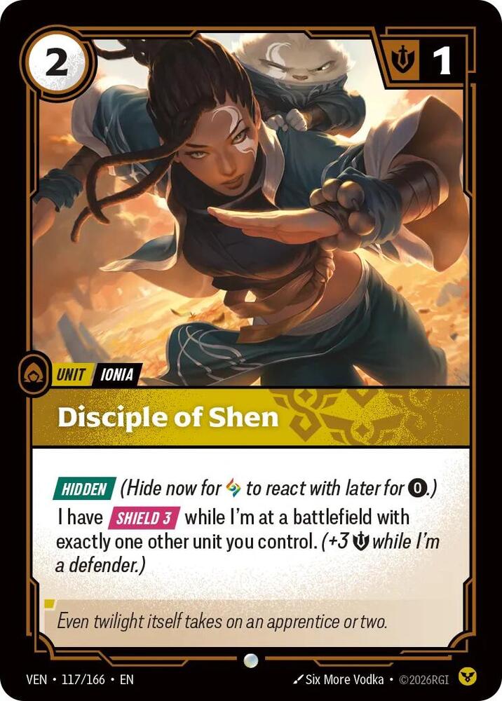 Disciple of Shen — Vendetta