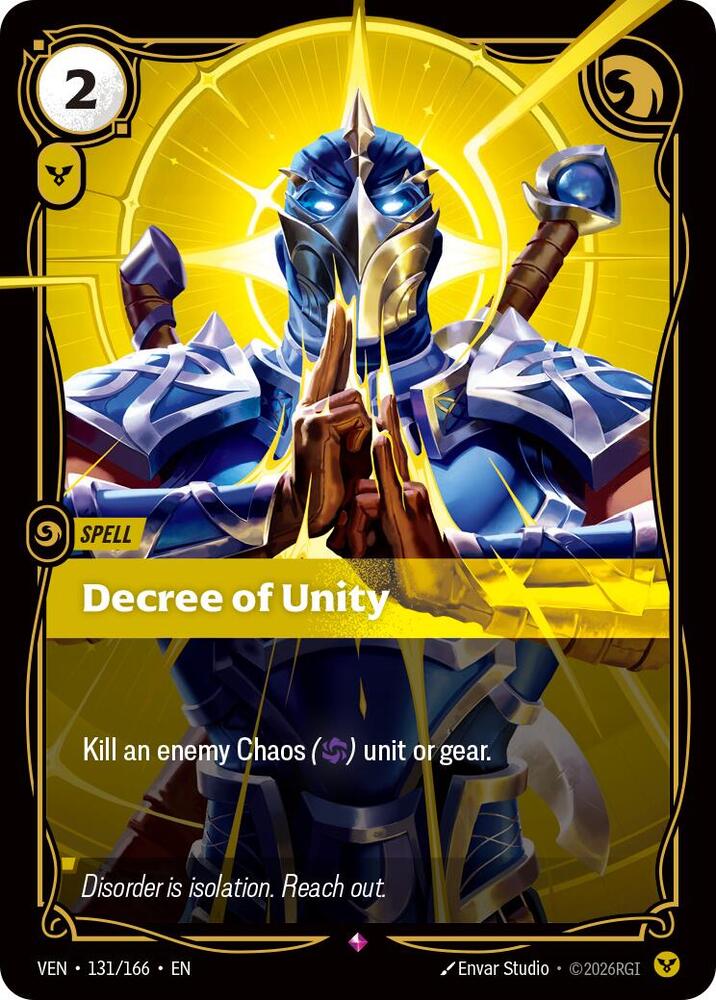 Decree of Unity — Vendetta