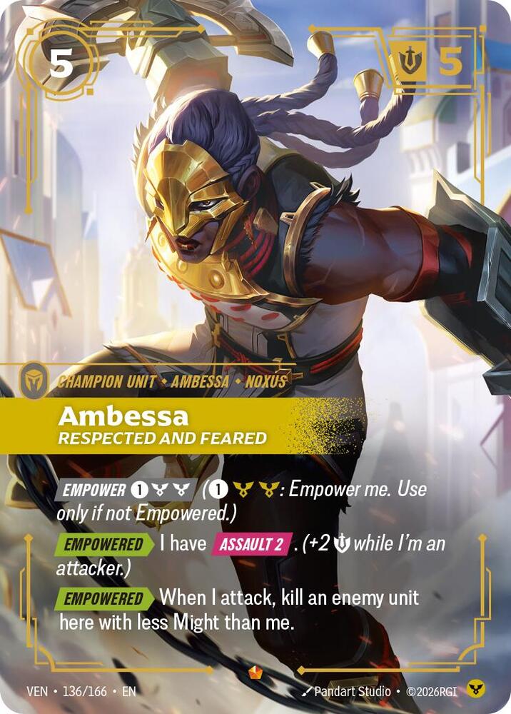 Ambessa, Respected and Feared — Vendetta