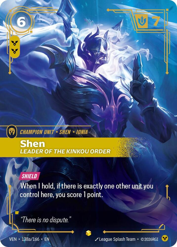 Shen, Leader of the Kinkou Order (Alternate Art) — Vendetta