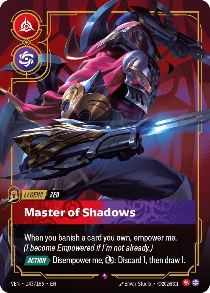 Zed, Master of Shadows — Vendetta