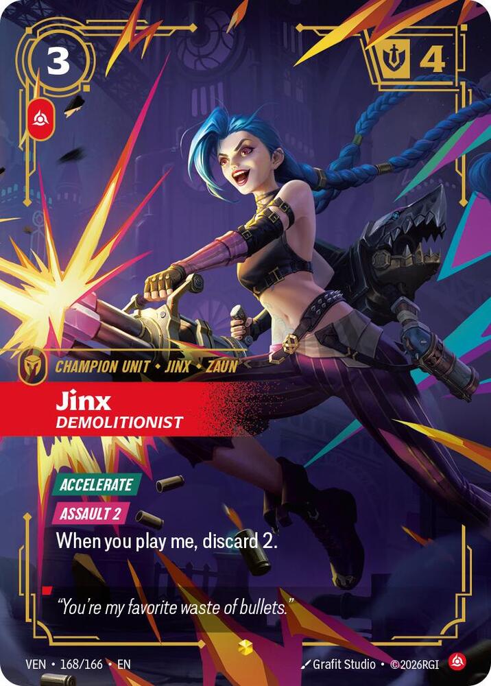 Jinx, Demolitionist (Overnumbered) — Vendetta